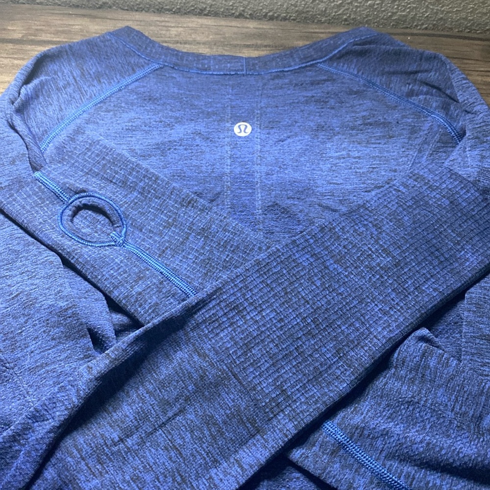 Royal Blue Lululemon Swiftly Tech Long Sleeve